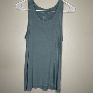 American Eagle Soft & Sexy Ribbed Tank | Color: Light Blue | Size S